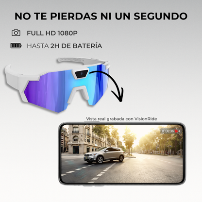 VISIONRIDE™ <br> Gafas Cámara POV